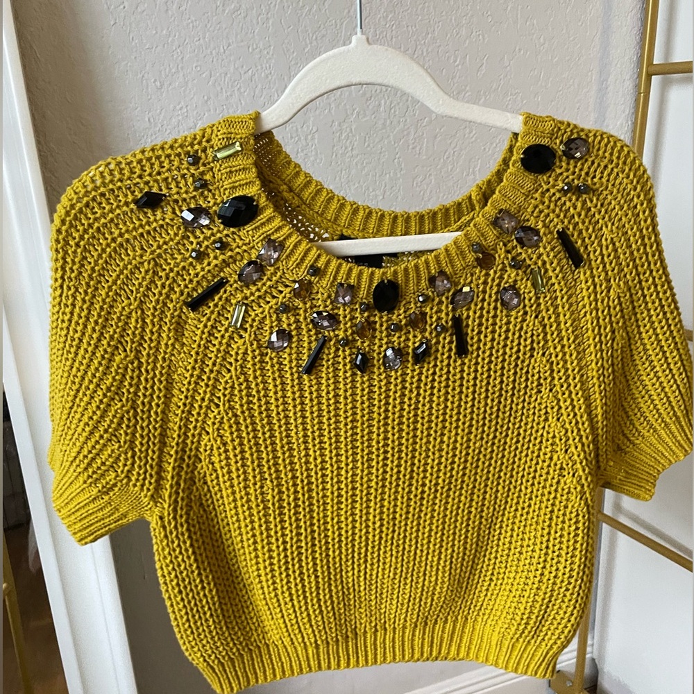 H & M embellished sweater